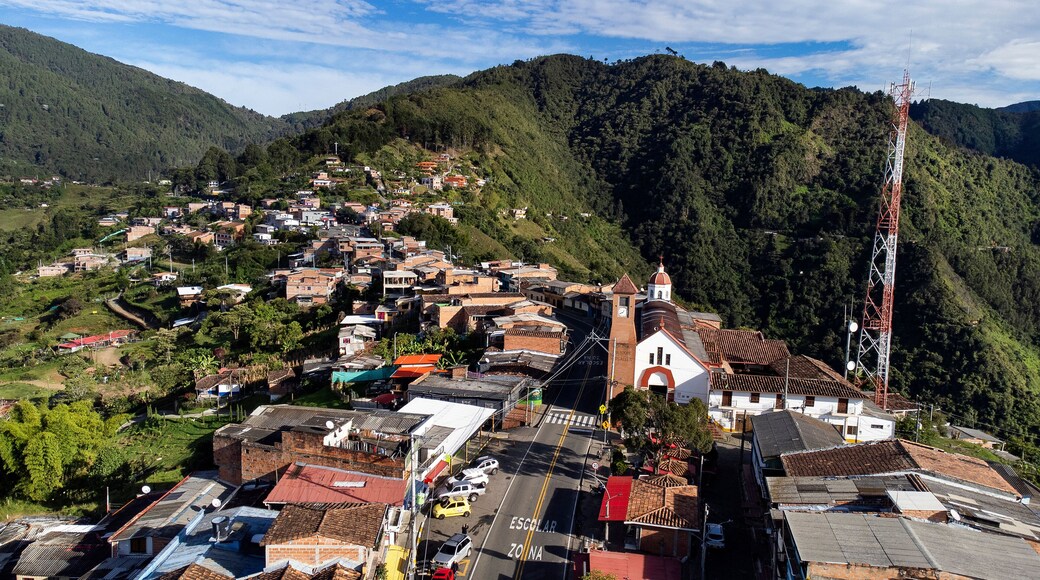 Santa Barbara, Versalles, Antioquia, Colombia. October 5, 2025. Versalles is a populated center in the municipality of Santa Barbara