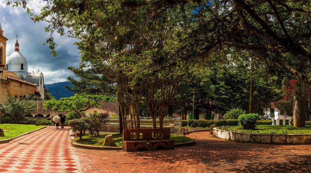 Panoramic view of the Tenza Boyaca park