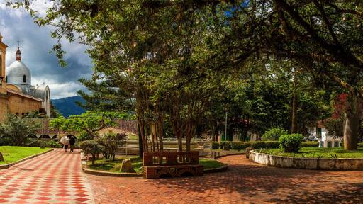 Panoramic view of the Tenza Boyaca park