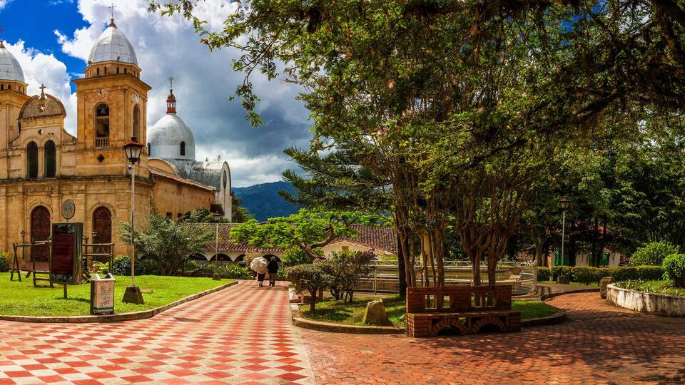 Panoramic view of the Tenza Boyaca park