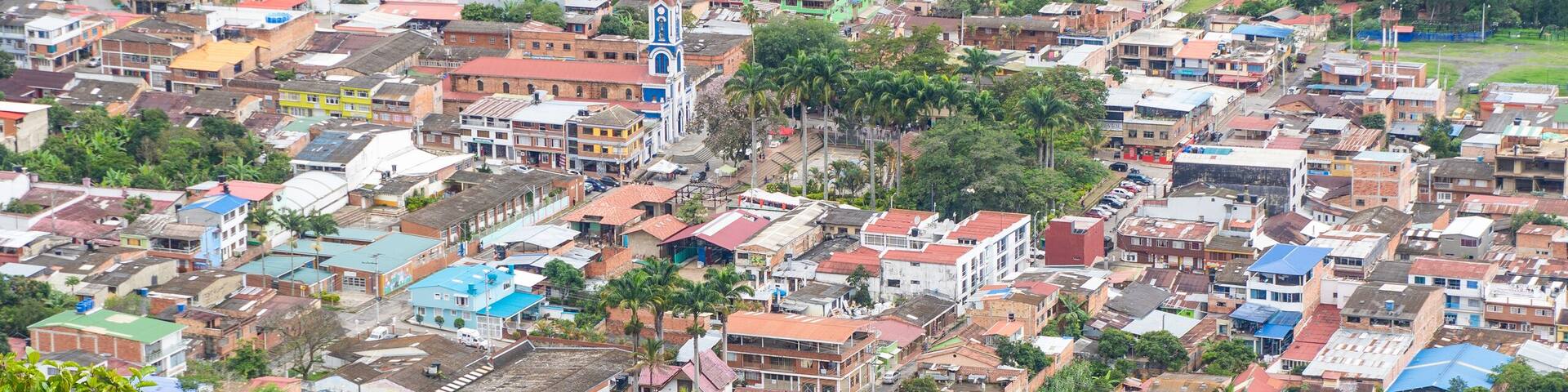 le centre de San Francisco De Sales, Cundinamarca, Colombie