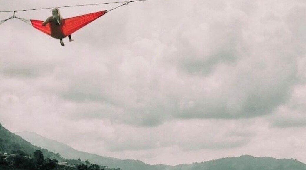 Found my happiest point high in the Andes. Who knew this #Adventure was possible at a hostel in the middle of nowhere outside of Medellin?!