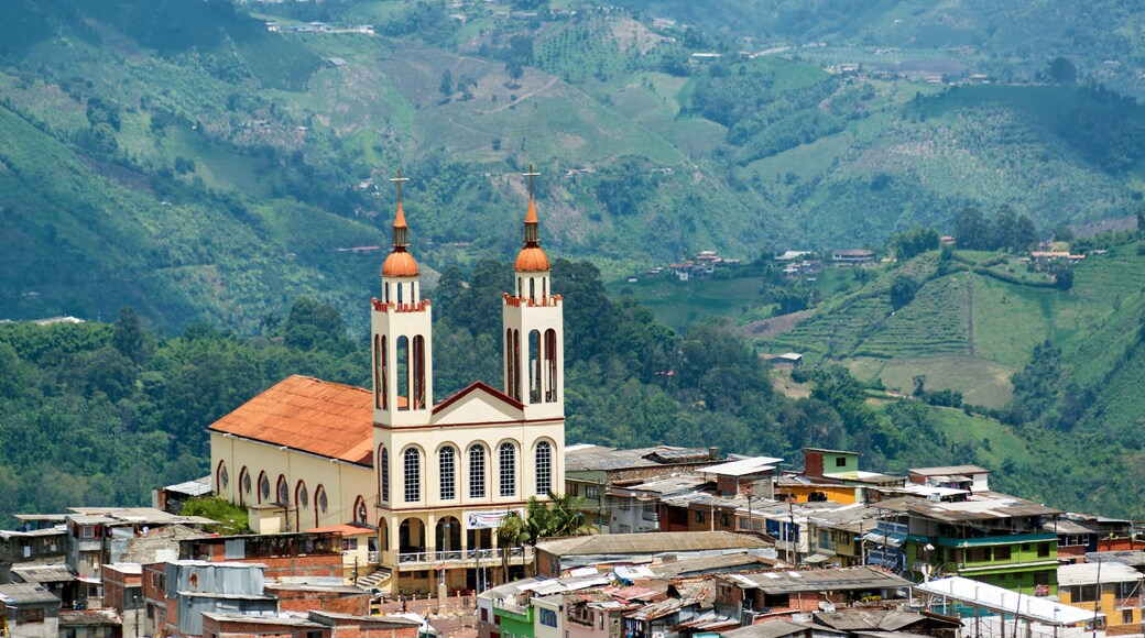 Manizales Church and Hills