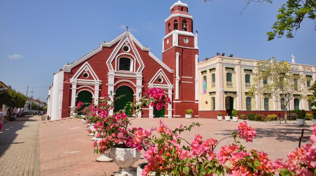 Iglesia de San Francisco in colonial Santa Cruz de Mompox, Bolivar, Colombia