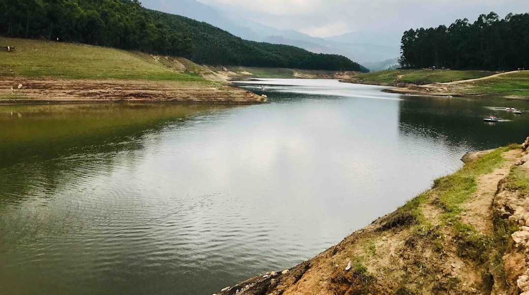 The misty background surrounded by a green blanket....this is a typical feature of all the peaks in the Munnar Hill ranges, what mesmerize one is the wonderful echo phenomena that the peak produces. #Echo point#munnar#Trekking # Hiking #perspectives
