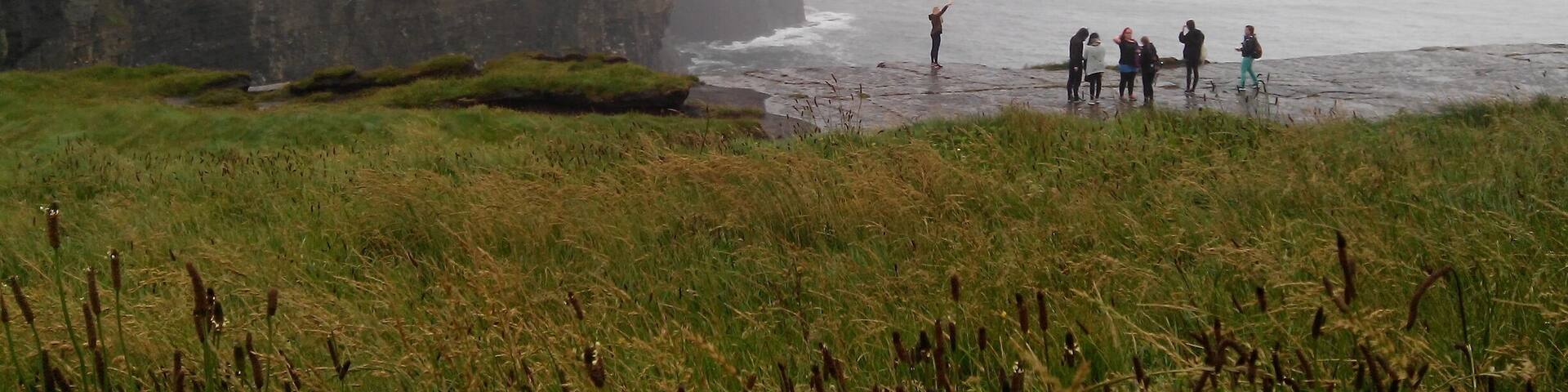 A place in Irland that you have to see, even in the windy and cloudy days like this. It's awesome! It's the location of films like Harry Potter because it seems a bit gloomy...