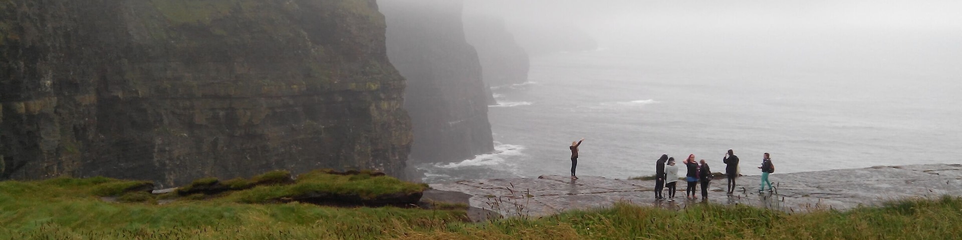 A place in Irland that you have to see, even in the windy and cloudy days like this. It's awesome! It's the location of films like Harry Potter because it seems a bit gloomy...