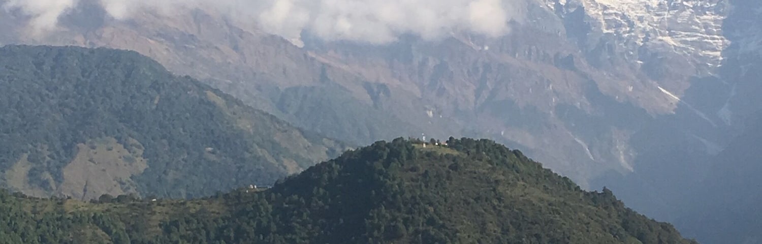 Woke up to this view w chanting coming from monestery