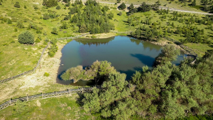 Spil mountain pond - lake. Manisa - Turkey