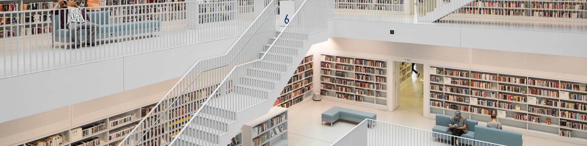 Public Library Stuttgart which includes interior views