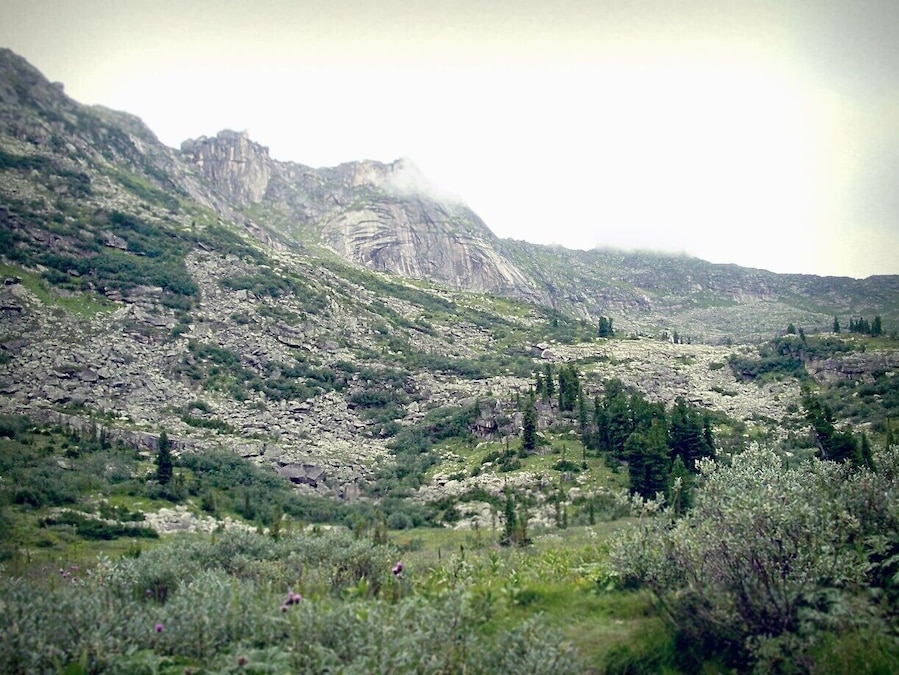 On the way to a mountain pass...