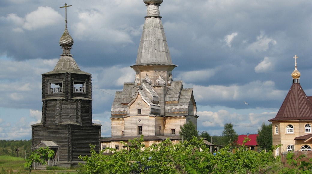 Varzuga.Old Pomeranian Village