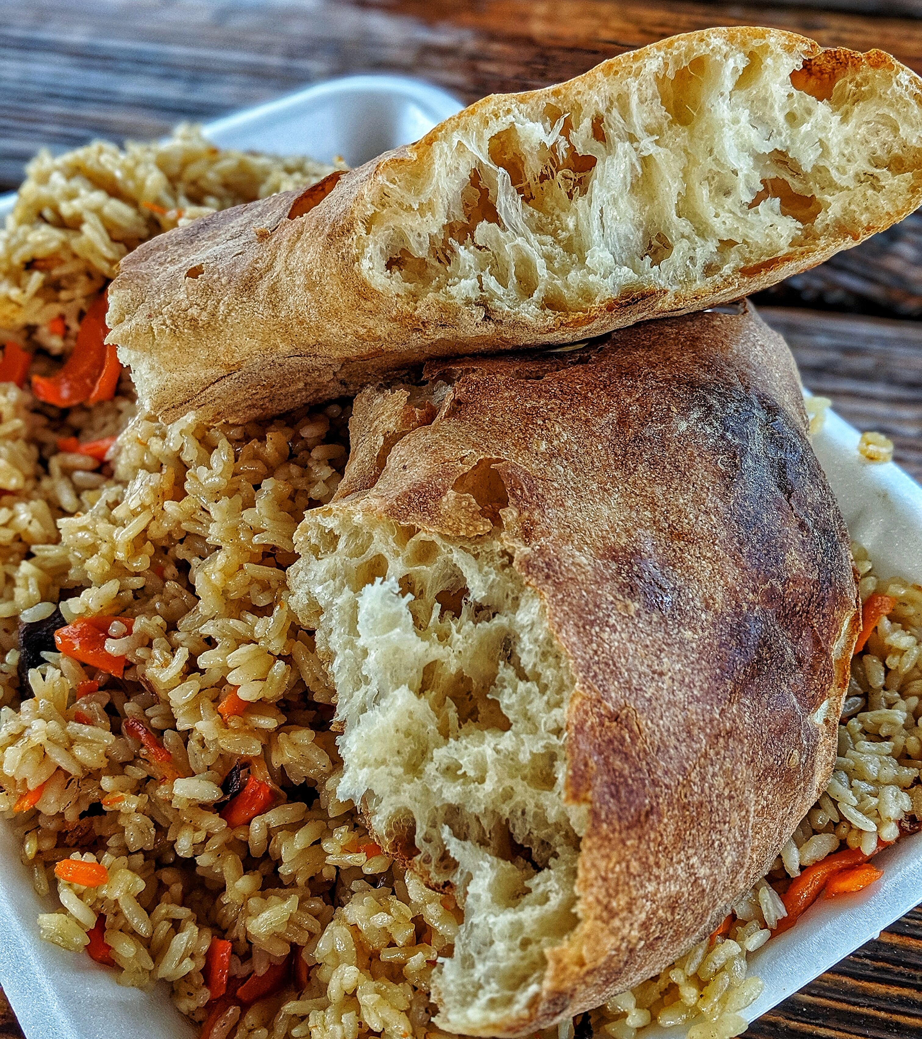Uzbek Plov: a delicious mix of rice, meat, carrots, and spices cooked over an open fire until the bottom layer caramelizes and becomes crispy. Every bite is savory and followed by a bite of traditional bread baked in an outdoor underground stone oven 🌾
#russia #travel #traveltorussia #culture #cultural #explore #explorerussia #vacation #vacationvibes #summervacation #summer #summertrip #tourist #tourism #trynewthings #exploretheworld #seetheworld #foodiegram #blogger #foodphotography #travelforfood #uzbekistan #plov #foodforward #foodie #caucasion #outdoorcooking #caucasus #lovetotravel #wonderfulplaces