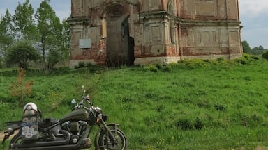 Old church damaged from WW2