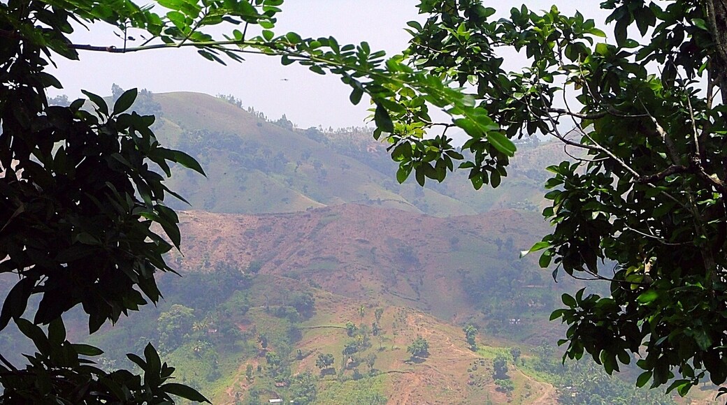 Landscape in the mountains of Haiti
