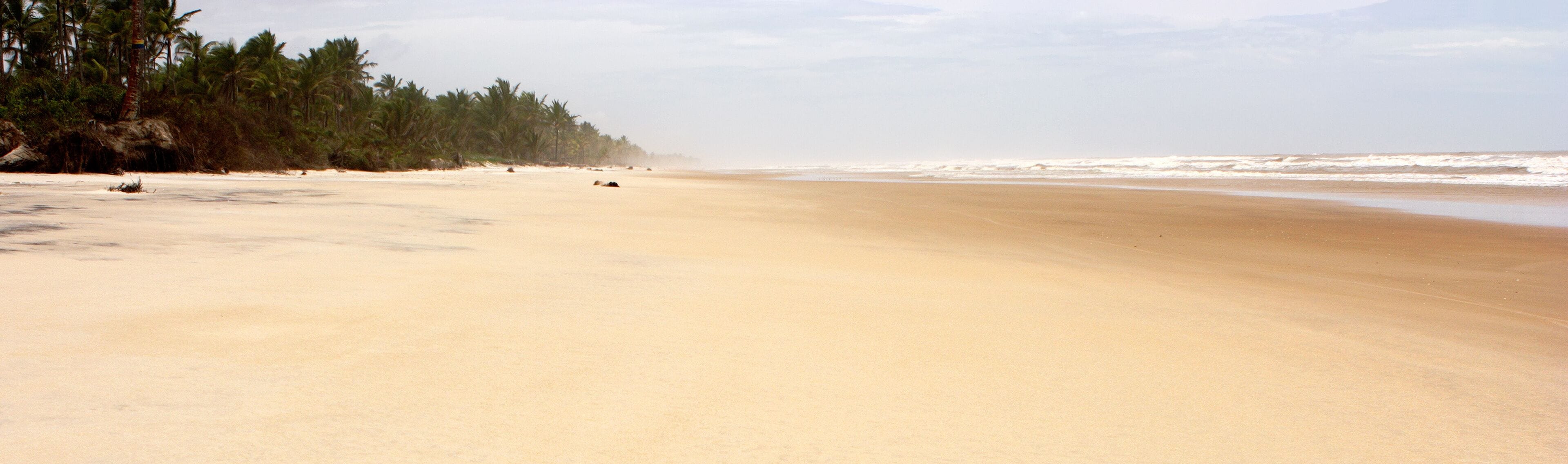 Beach of Ilha Atalaia, Canavieiras, Bahia, Brazil, South America.