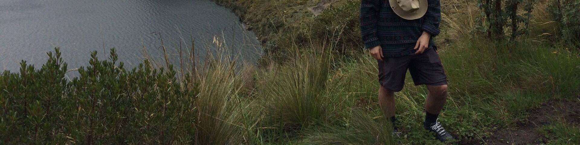 Mojanda lake is a 3h walk rim around the lake. It is pretty hard because of the altitude and the path is pretty steep.