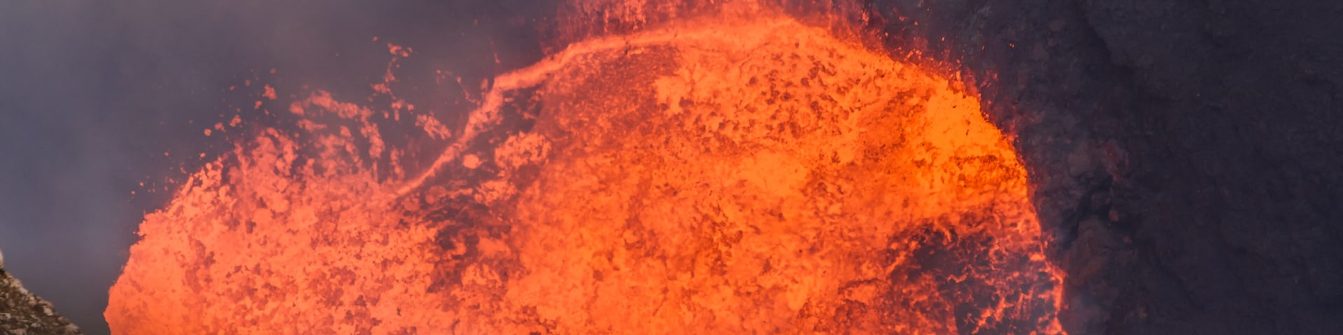 Lawa lake in Crater Marum, Ambrym island volcanic caldera, Malampa province-Vanuatu.