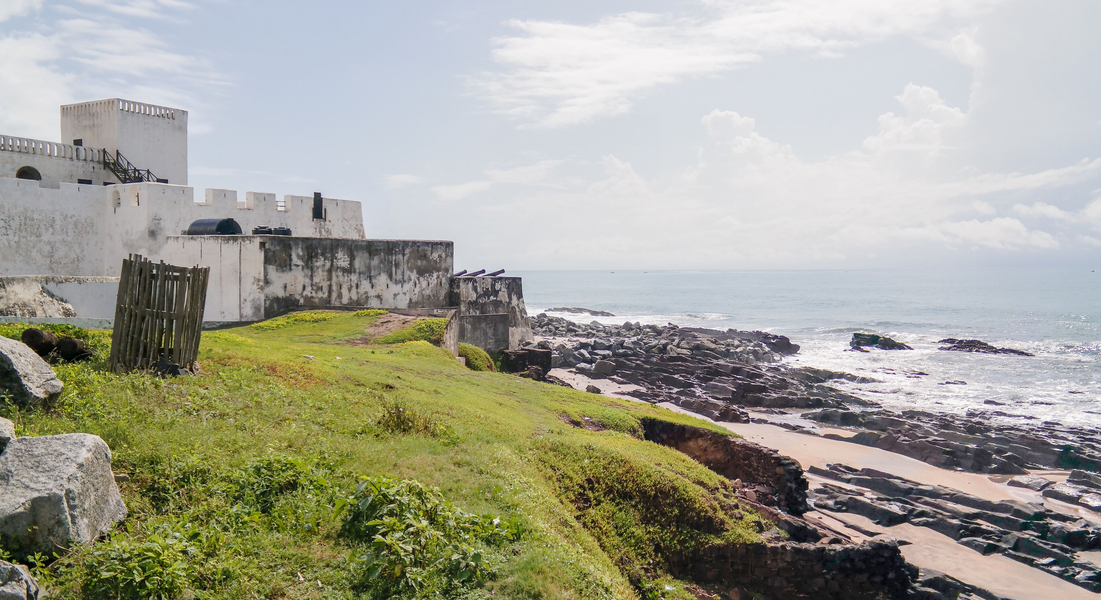 Exterior view to Elmina castle and fortress, Ghana