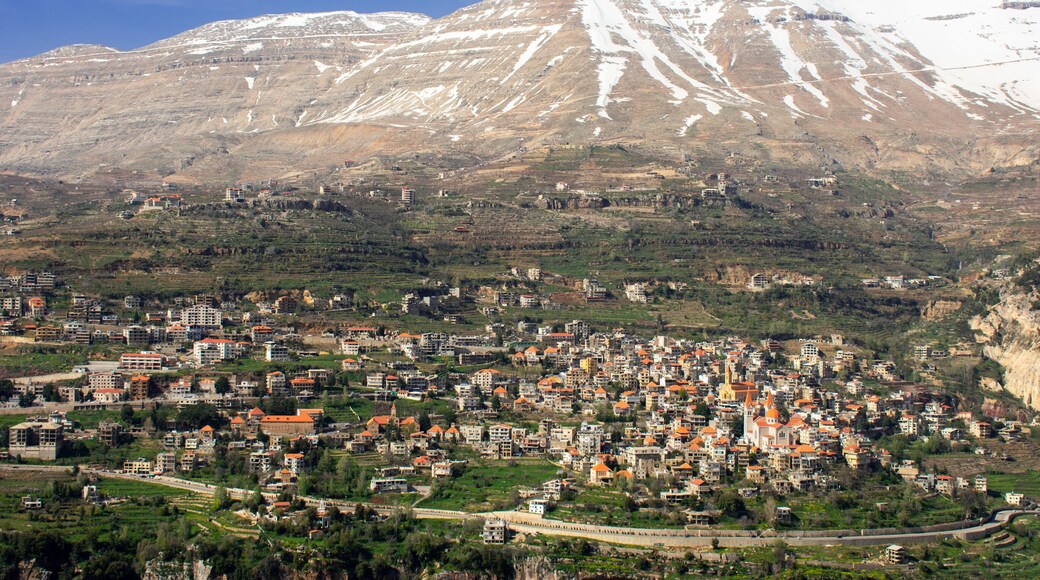 Bcharre village in Lebanon mountains