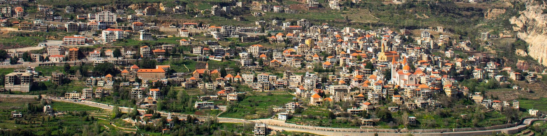 Bcharre village in Lebanon mountains