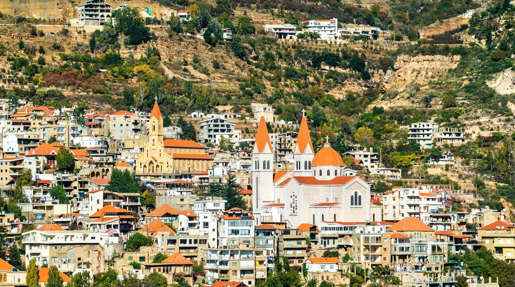 Mar Saba Cathedral and Our Lady of Diman Church in Bsharri, Lebanon