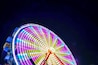 Long exposure of a Ferris Wheel at a county fair