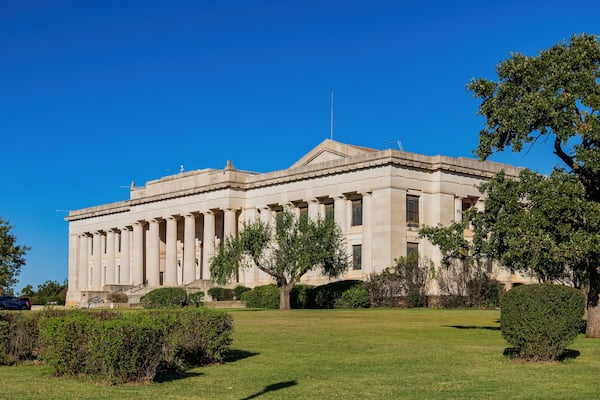 Sunny view of the Scottish Rite Masonic Temple