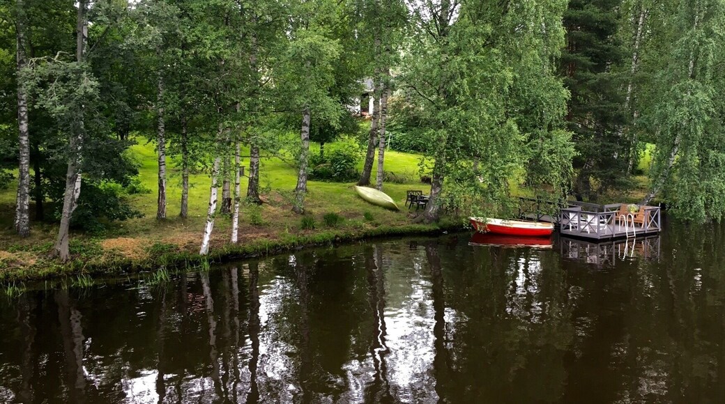 Finland is known for its 1,000 lakes. The best way to appreciate them is by boat, so you can see the quaint cottages and docks along the way.