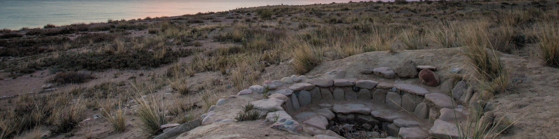 A perfect sunrise over the best BBQ spot. Bokonbayevo, Kyrgyzstan.