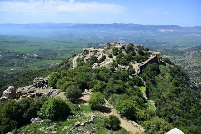 What a beautiful view on a beautiful day. Nimrod’s Castle, Israel
