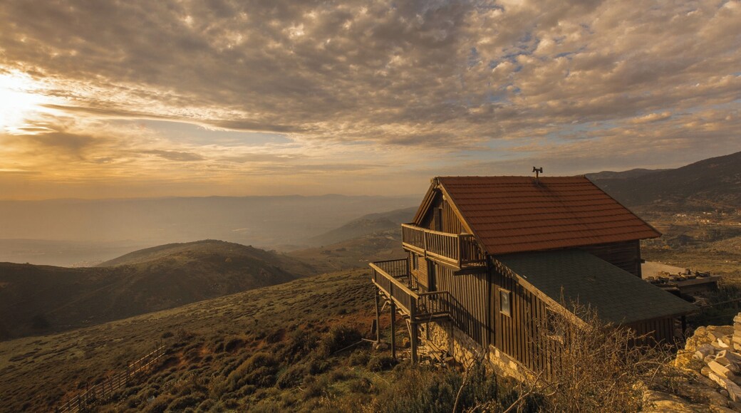 You can see 3 countries from 1 sopt, Israel, lebanon and Sirya