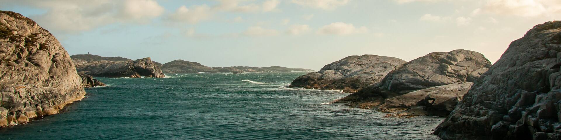 Ocean view from Sotra close to Bergen in Norway.