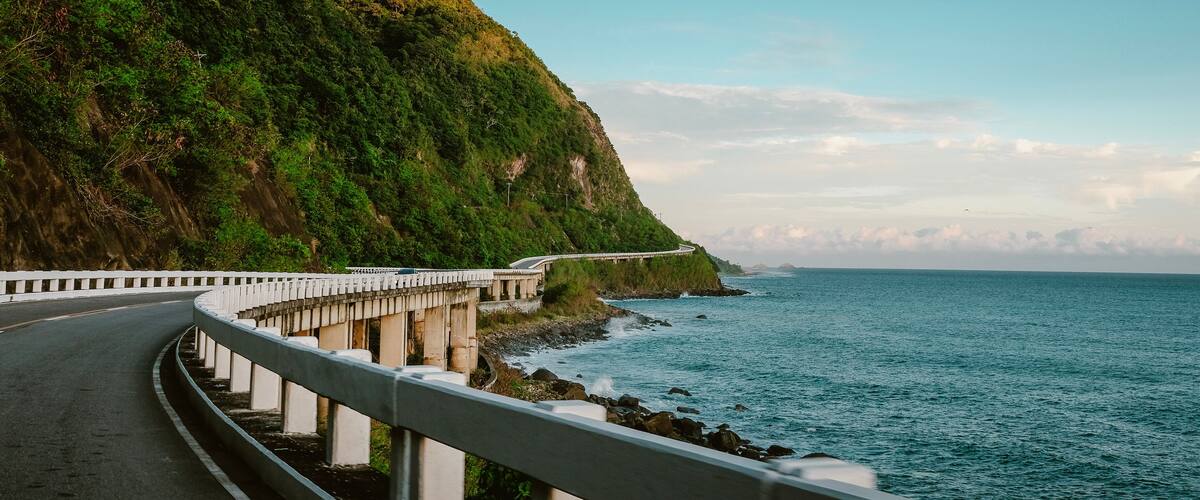 Patapat Viaduct in Ilocos Norte, Philippies