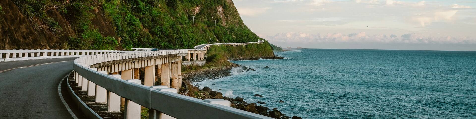 Patapat Viaduct in Ilocos Norte, Philippies