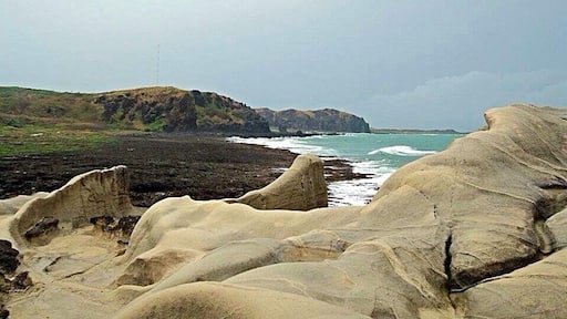 Kapurpurawan Limestone Formation and Coral Beach