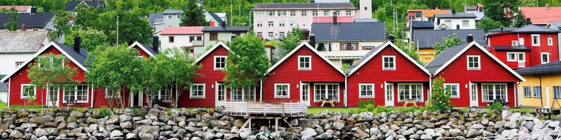 Gryllefjord is a tiny Norwegian fishing town on the island of Senja. In the summer months, a car ferry operates between Gryllefjord and Andenes - but it's so popular that you're told to arrive up to 3 hours before your desired departure time in order to get a spot in line.
So what do you do with 2+ hours to wait? You go for a walk, of course! Gryllefjord is extremely photogenic.