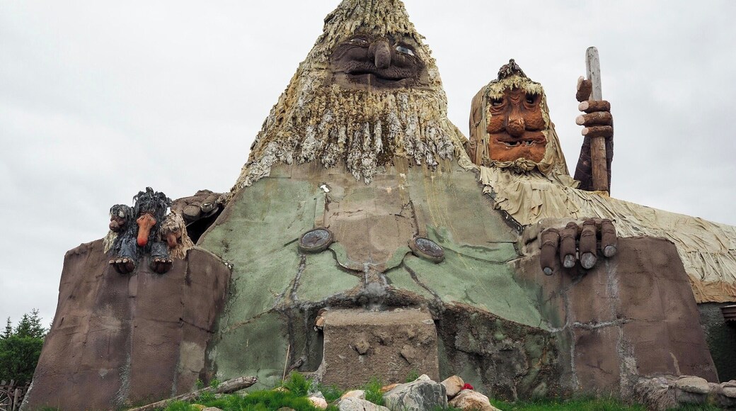 Looking for a funky roadside attraction in Northern Norway? Look no further than the Senja Troll, recognized by Guinness World Records as the largest troll in the world. It was built by Leif Rubach, and is at the center of a small troll-themed adventure park.