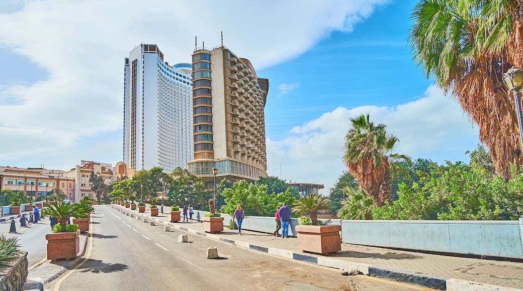 The bridge to Rawdah Island, Cairo, Egypt