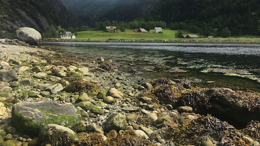 Quiet isolated fjord north of Bergen