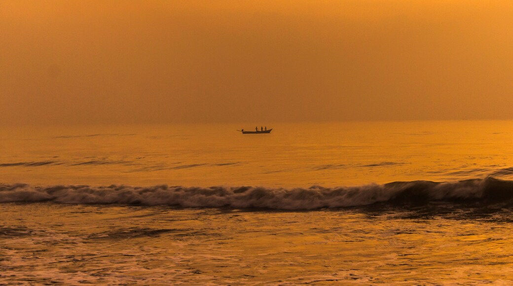 Marina beach at Chennai on the morning