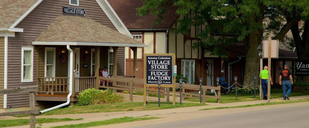 Cedar Rapids - Iowa City featuring a house and signage