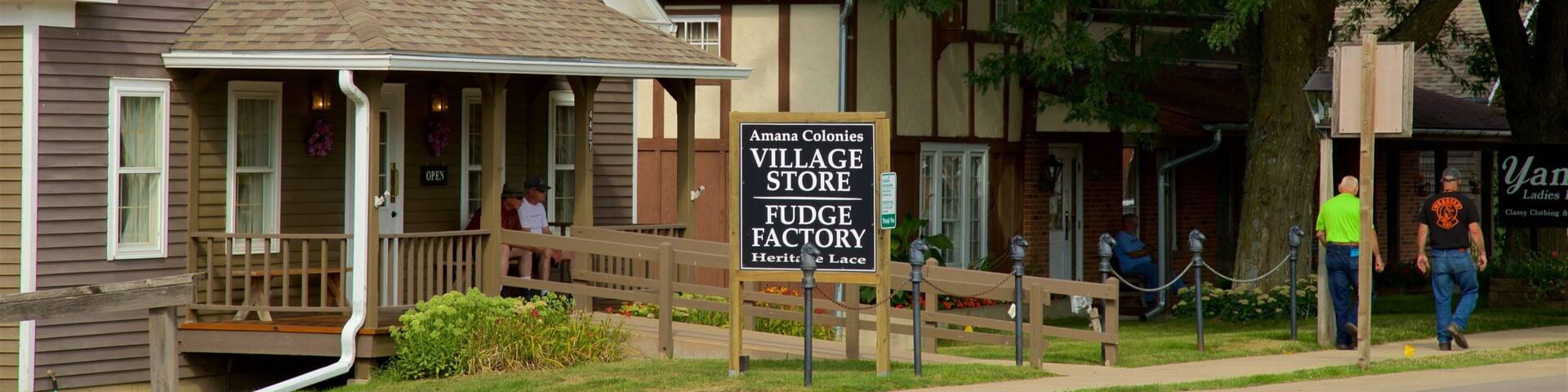 Cedar Rapids - Iowa City featuring a house and signage