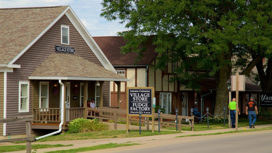 Cedar Rapids - Iowa City featuring a house and signage
