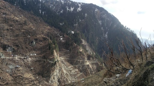 Treking against the valley