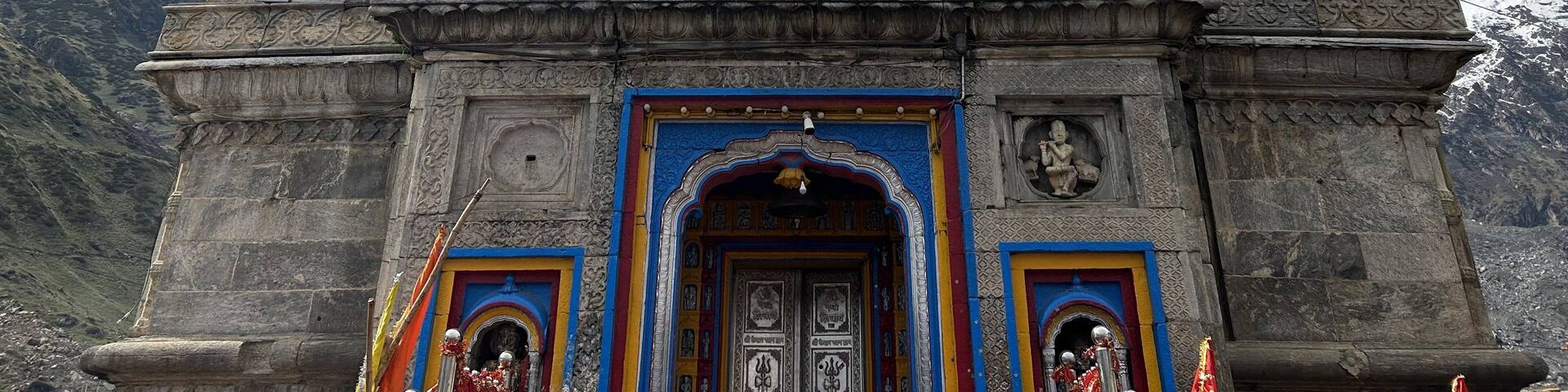 Shiva Temple from Himalayan Range, Kedarnath, Uttarakhand, India
