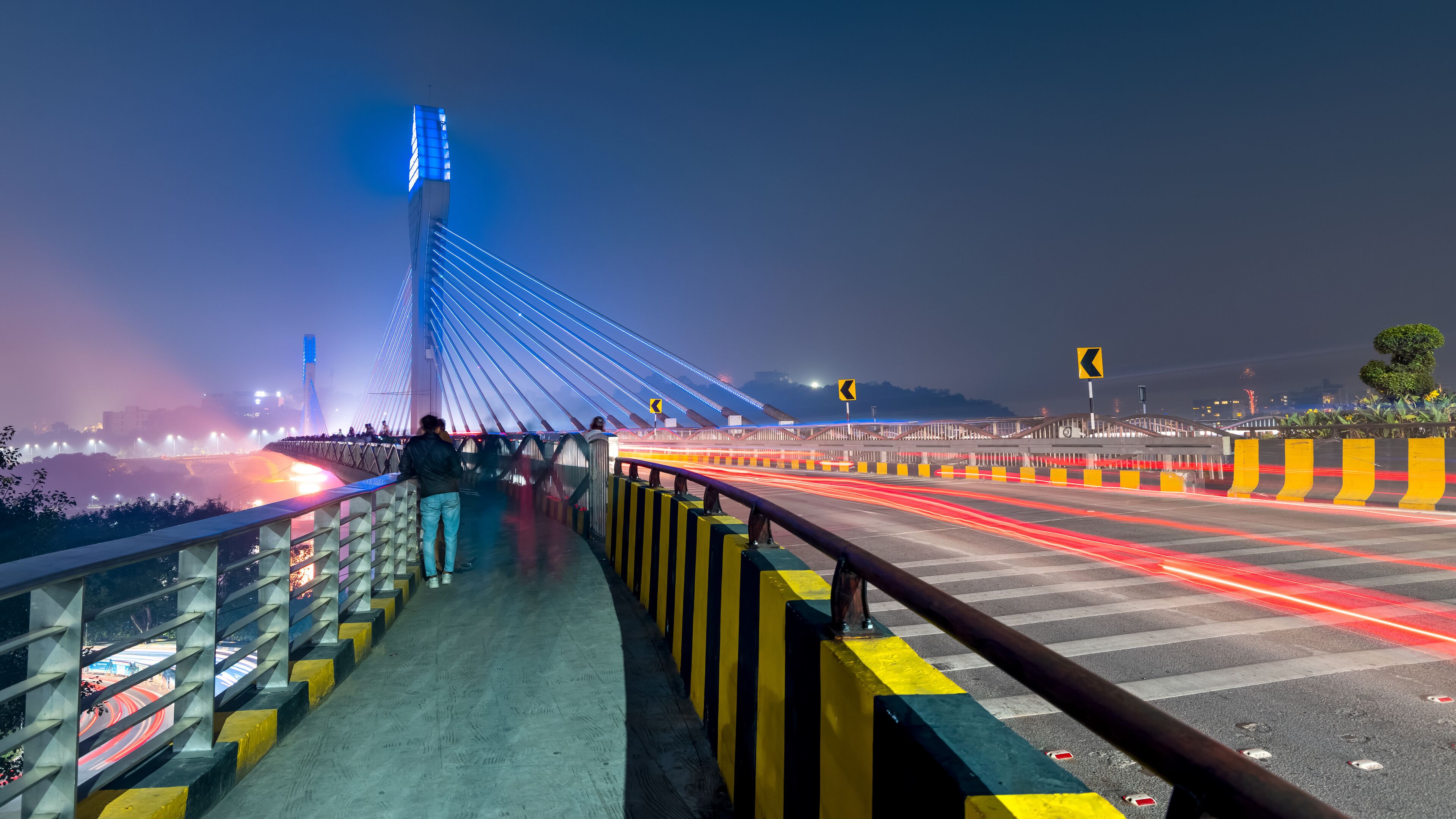 Durgam Cheruvu bridge at Hitech city, Hyderabad, is the fourth most populous city and sixth most populous urban agglomeration in India.