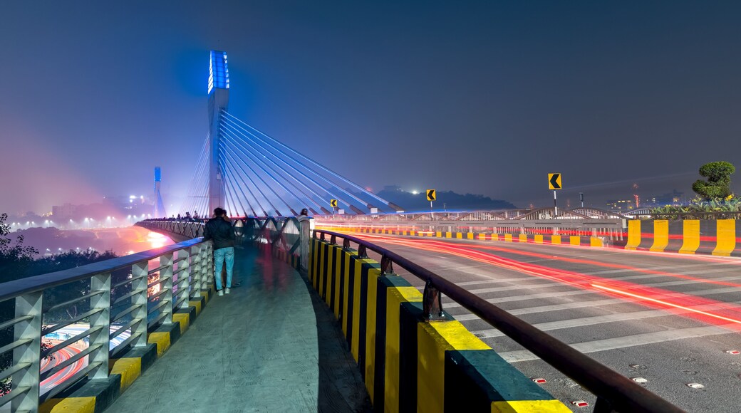 Durgam Cheruvu bridge at Hitech city, Hyderabad, is the fourth most populous city and sixth most populous urban agglomeration in India.