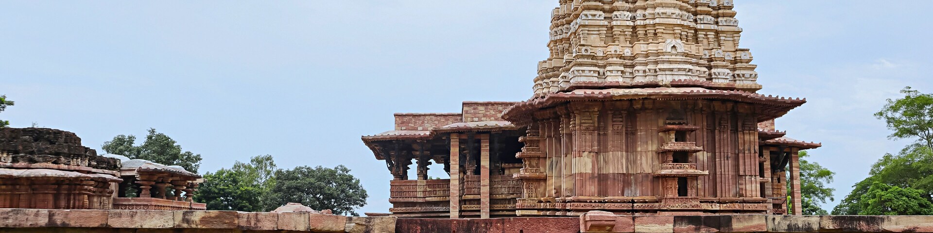 Campus View of Kakatiya Rudreshwara Temple or Ramappa Temple, Palampet, Warangal, Telangana, India.