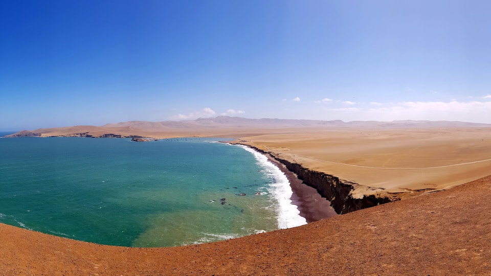 The Paracas National Reserve is located in Ica Region, Peru, South America